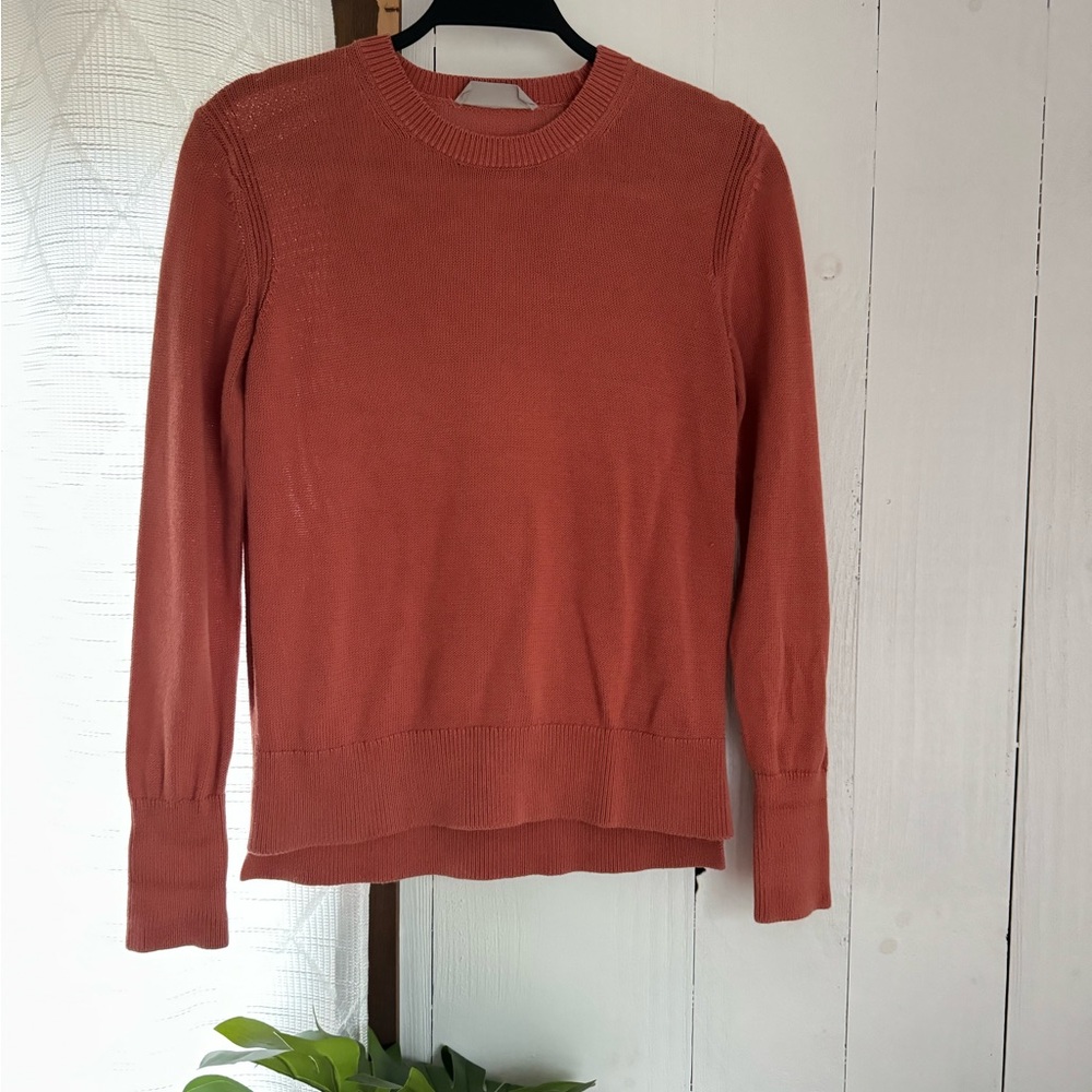 Everlane Burnet Orange Sweater Sz S
